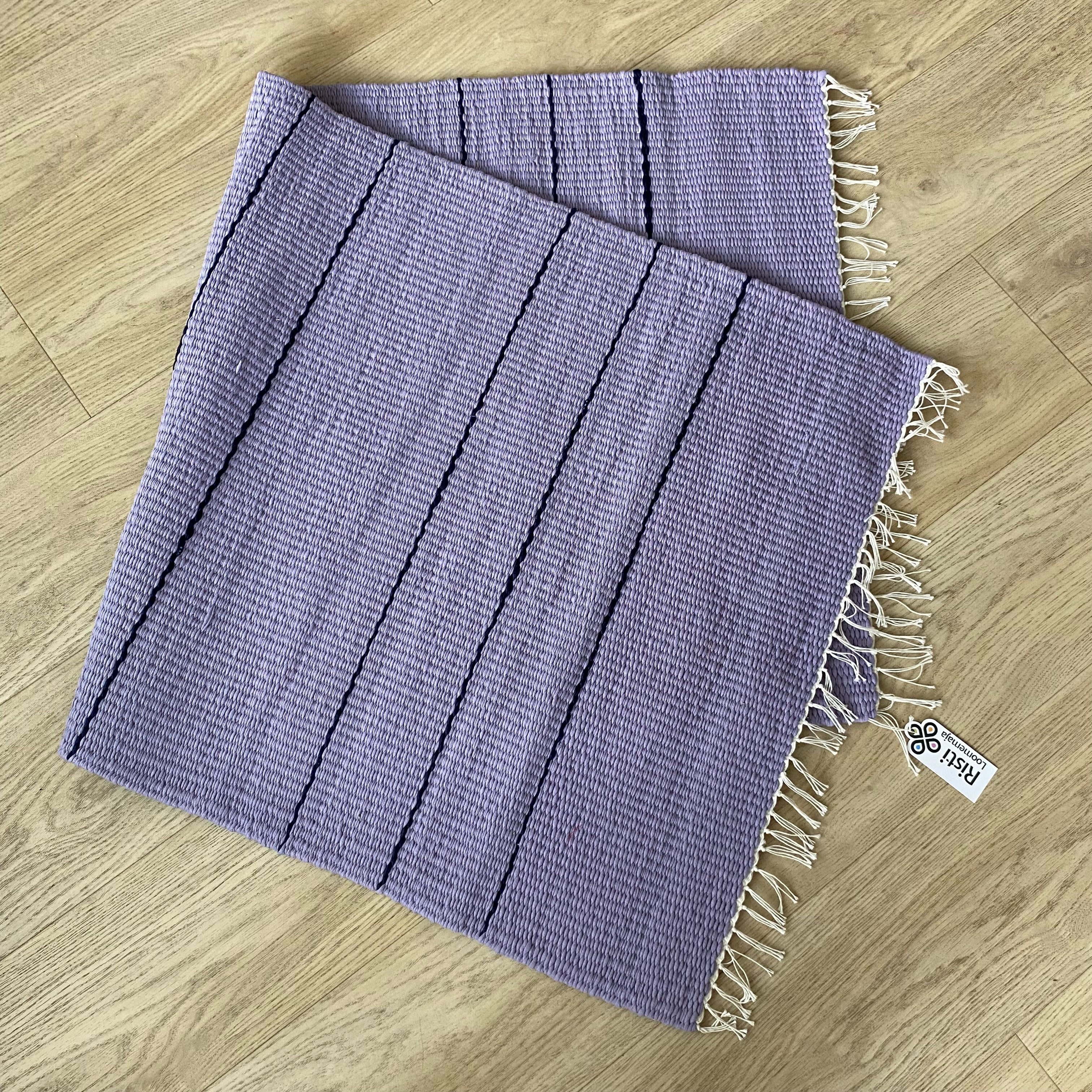 Lavendel  – lilla trikoovaip 140 × 71 cm