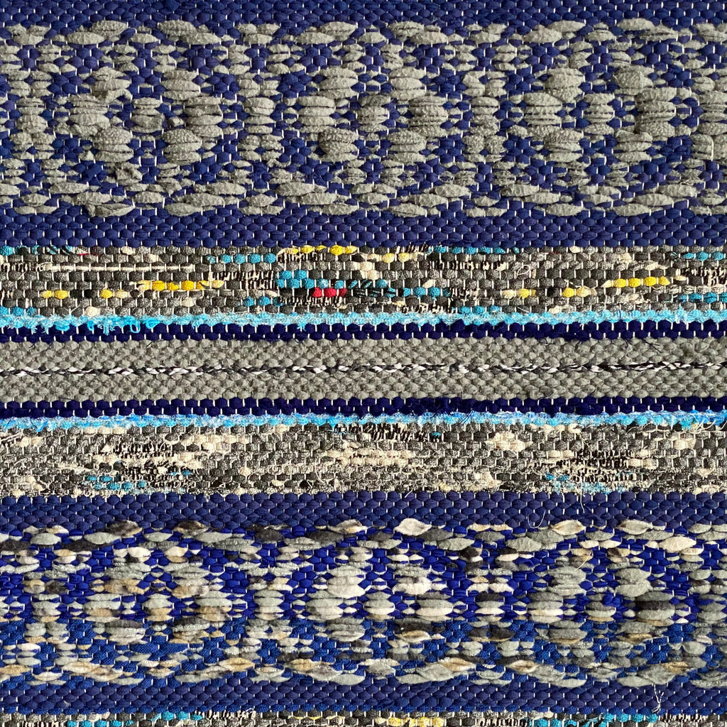 Sinipits – mustriline kaltsuvaip 118 × 96 cm