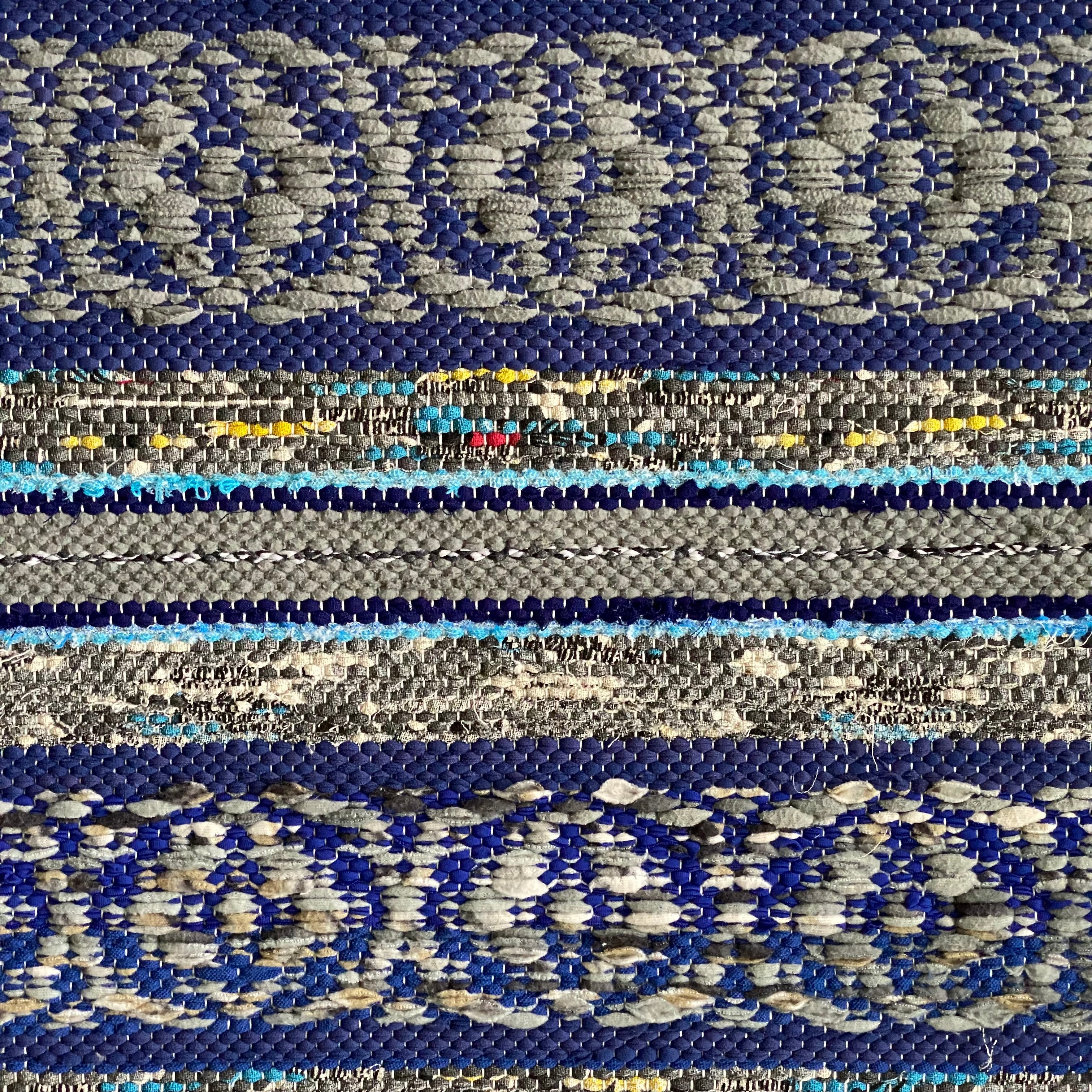 Sinipits – mustriline kaltsuvaip 118 × 96 cm